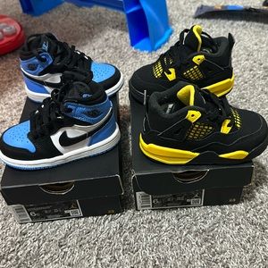 Toddler Jordans 1’s and Jordan 4’s